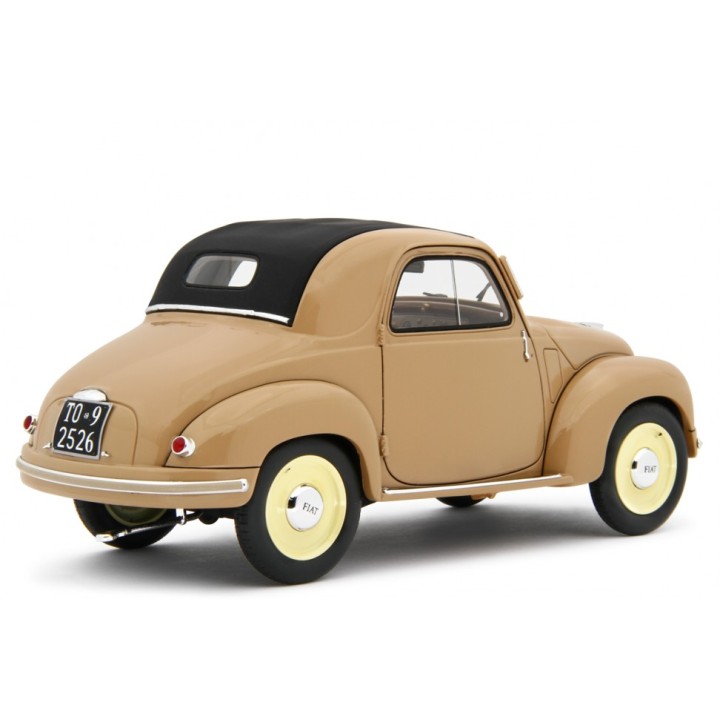Fiat 500C Topolino 1949 béžová, Laudoracing-Model 1:18