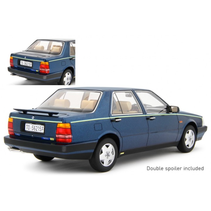 Lancia Thema 8.32 1986 blue, Laudoracing-Model 1/18 scale