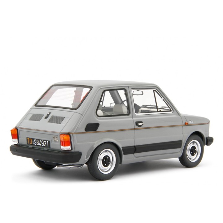 Fiat 126 1978 stříbrná, Laudoracing-Model 1:18