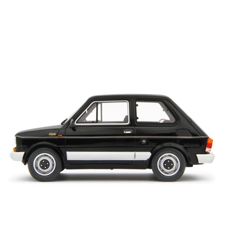 Fiat 126 1978 black, Laudoracing-Model 1/18 scale