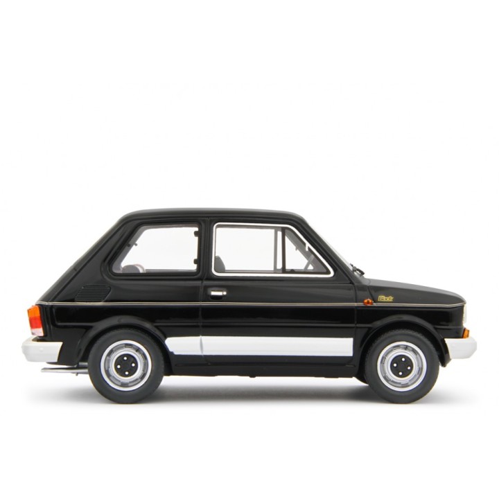 Fiat 126 1978 black, Laudoracing-Model 1/18 scale