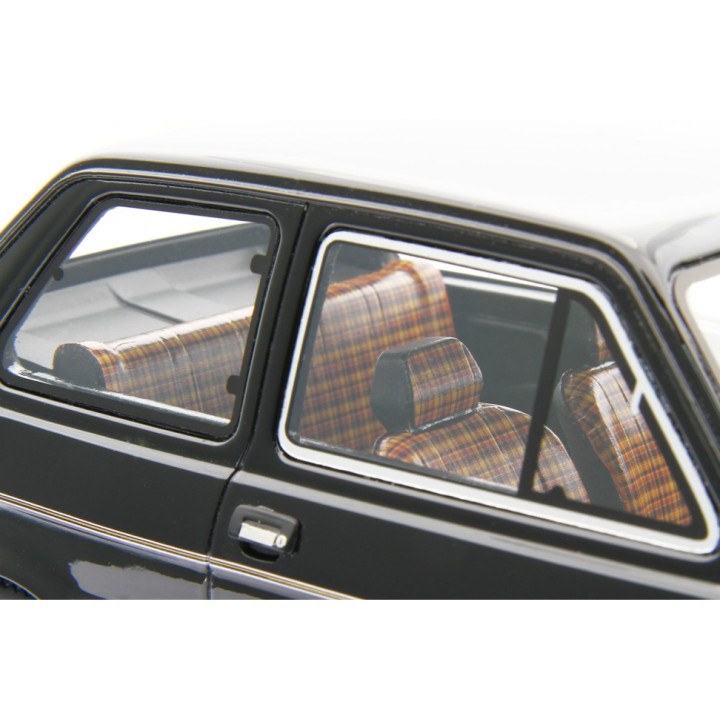 Fiat 126 1978 black, Laudoracing-Model 1/18 scale