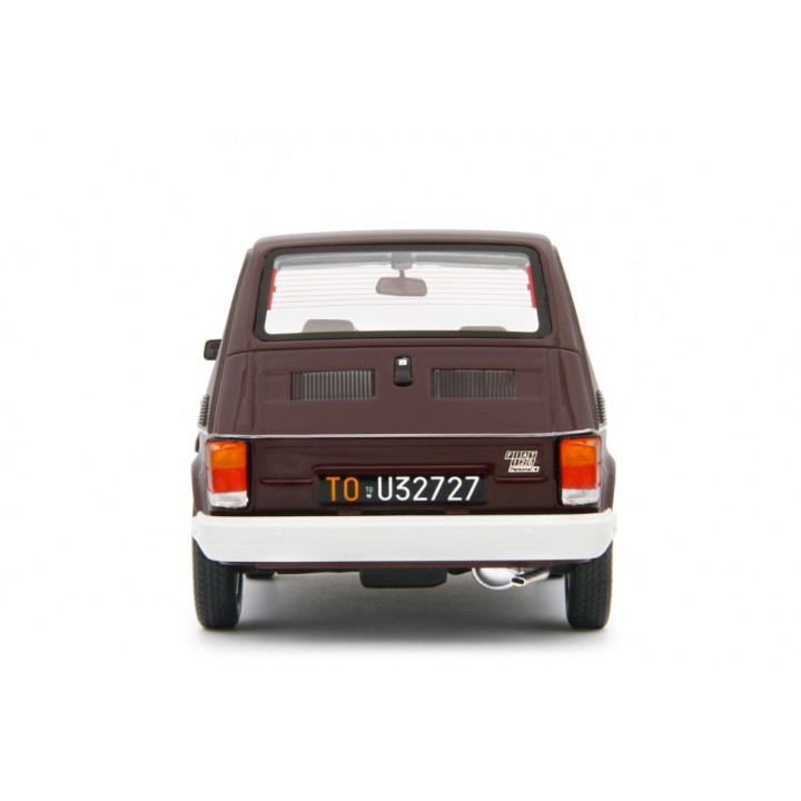 Fiat 126 1978 red, Laudoracing-Model 1/18 scale