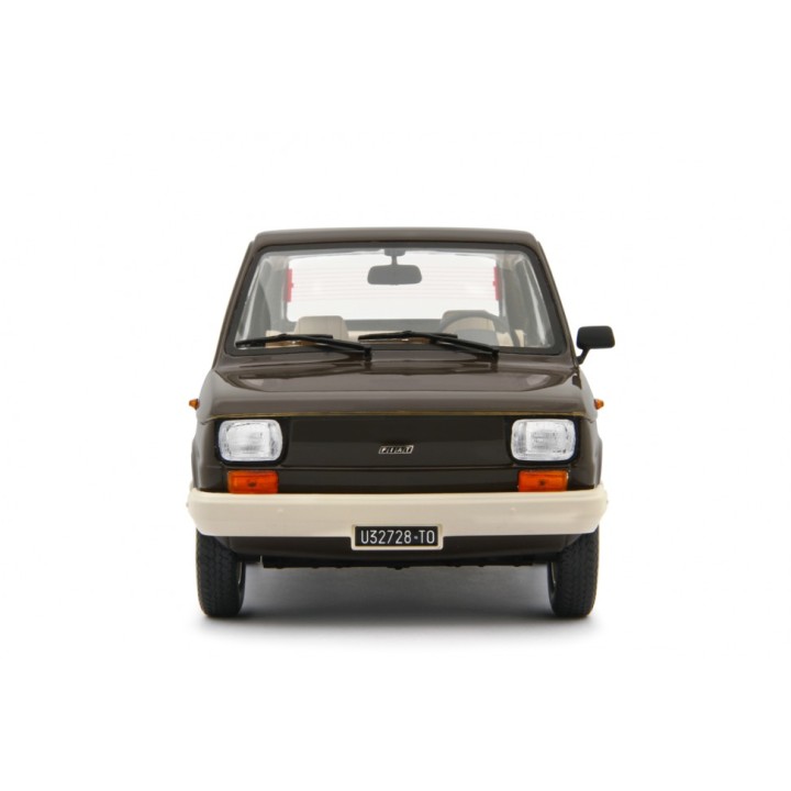 Fiat 126 1978 brown, Laudoracing-Model 1/18 scale