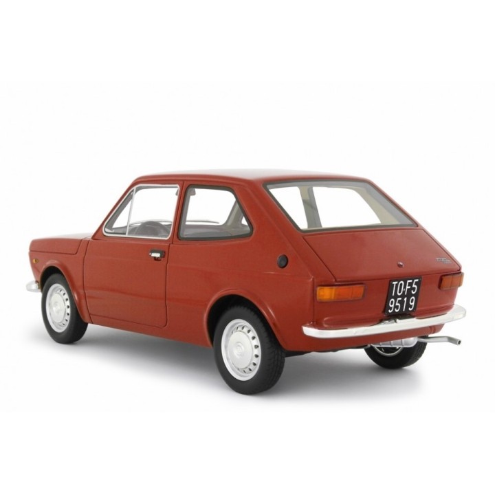 Fiat 127 1. serie 1971 red, Laudoracing-Model 1/18 scale