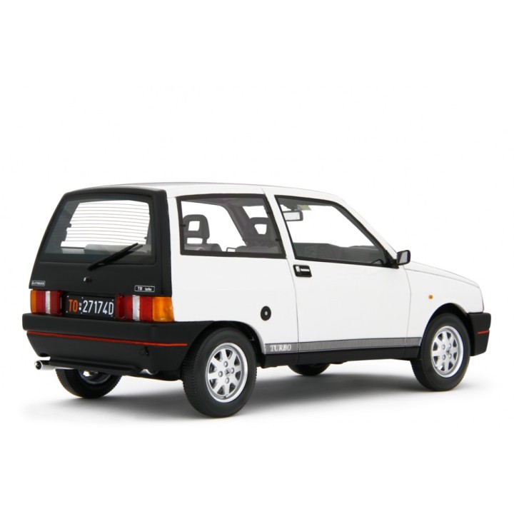 Autobianchi Y10 Turbo 1985 white, Laudoracing-Model 1/18 scale