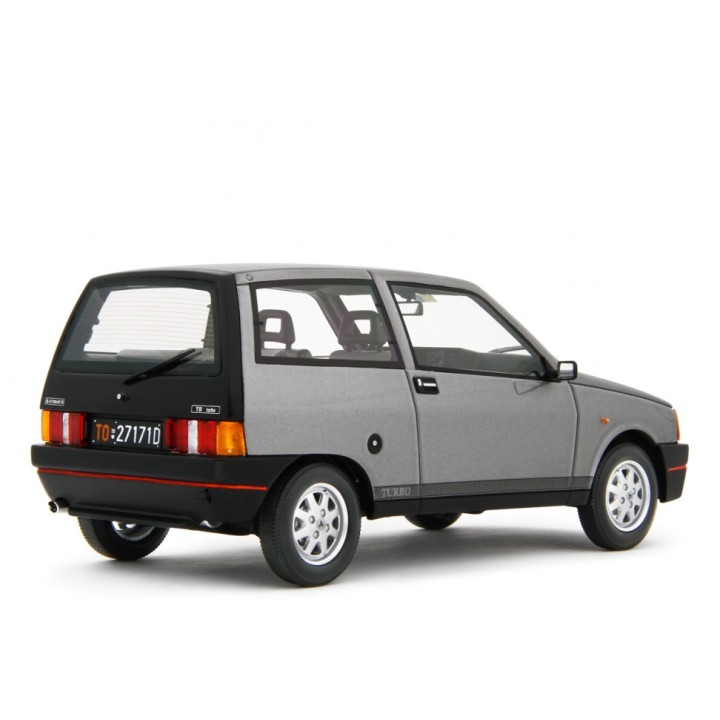 Autobianchi Y10 Turbo 1985 silver, Laudoracing-Model 1/18 scale