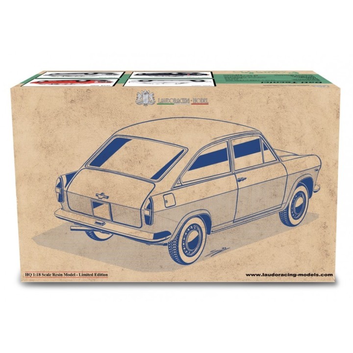 Autobianchi Primula Coupé 1965 silver, Laudoracing-Model 1/18 scale
