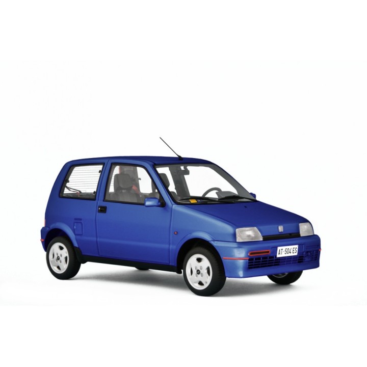Fiat Cinquecento Sporting 1996 blue, Laudoracing-Model 1/18 scale