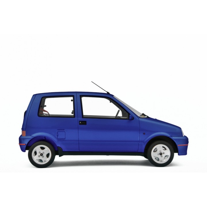 Fiat Cinquecento Sporting 1996 blue, Laudoracing-Model 1/18 scale
