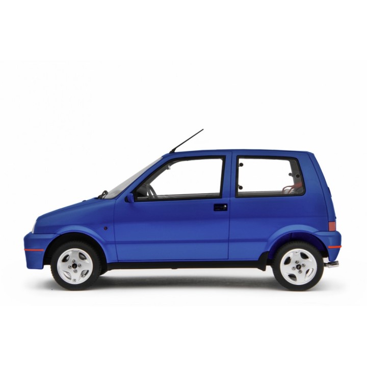 Fiat Cinquecento Sporting 1996 blue, Laudoracing-Model 1/18 scale