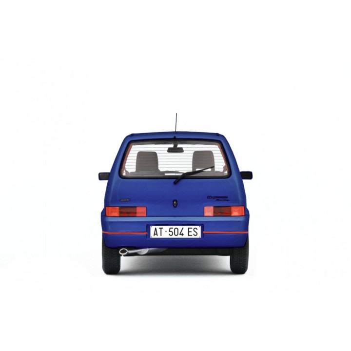 Fiat Cinquecento Sporting 1996 blue, Laudoracing-Model 1/18 scale