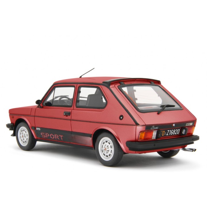 Fiat 127 Sport 1981 red, Laudoracing-Model 1/18 scale
