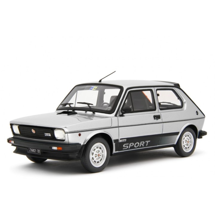 Fiat 127 Sport 1981 stříbrná, Laudoracing-Model 1:18