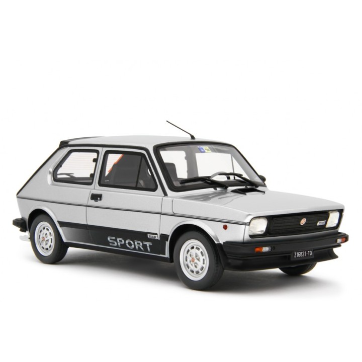 Fiat 127 Sport 1981 stříbrná, Laudoracing-Model 1:18