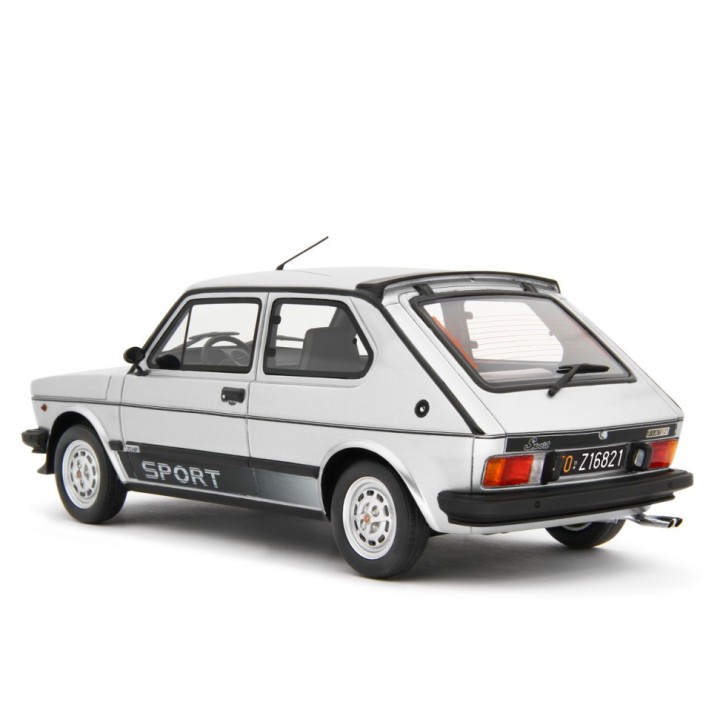 Fiat 127 Sport 1981 stříbrná, Laudoracing-Model 1:18