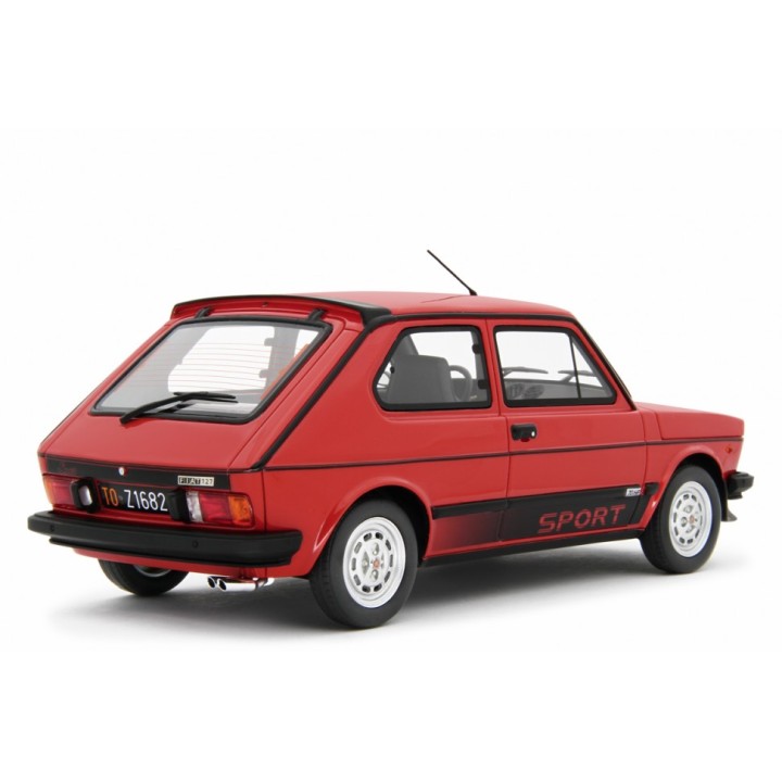 Fiat 127 Sport 1981 červená, Laudoracing-Model 1:18