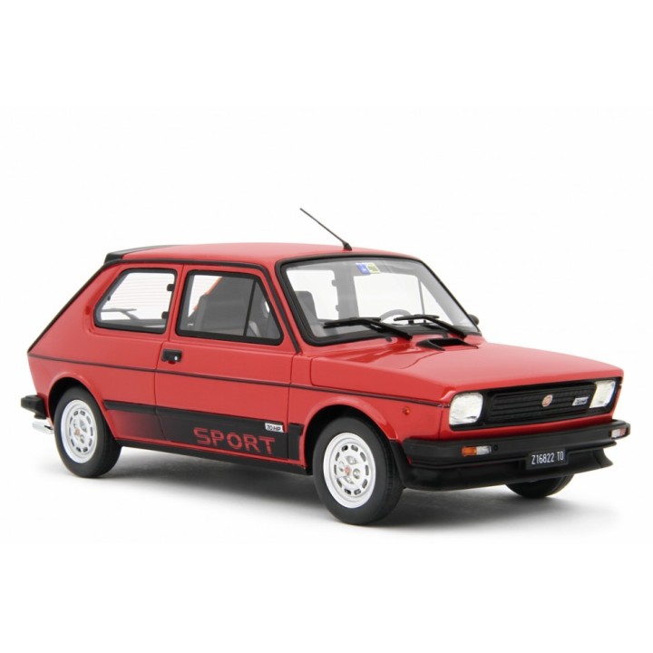 Fiat 127 Sport 1981 červená, Laudoracing-Model 1:18