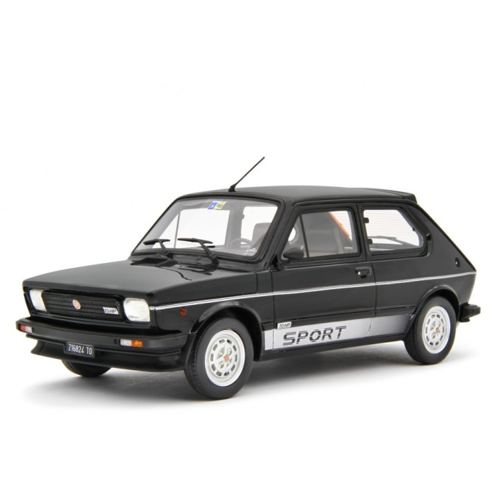 Fiat 127 Sport 1981 black, Laudoracing-Model 1/18 scale