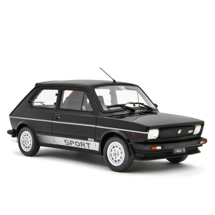 Fiat 127 Sport 1981 black, Laudoracing-Model 1/18 scale