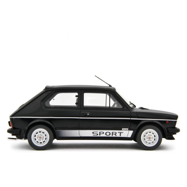 Fiat 127 Sport 1981 black, Laudoracing-Model 1/18 scale
