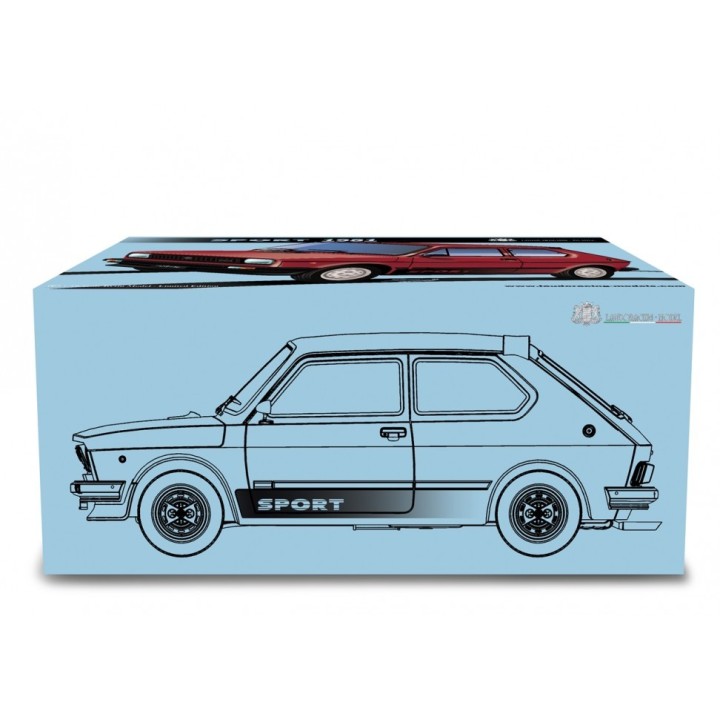 Fiat 127 Sport 1981 black, Laudoracing-Model 1/18 scale