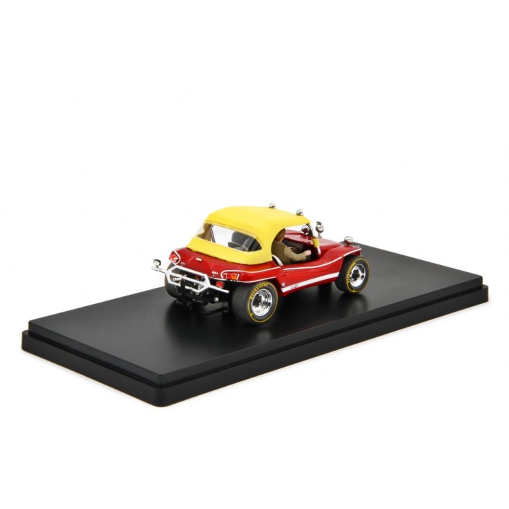 Puma Dune Buggy 1972  + Bud Spencer + Terence Hill, red, Laudoracing-Model 1/43 scale