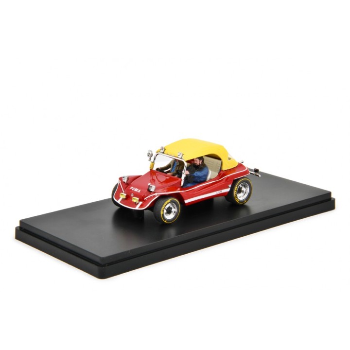 Puma Dune Buggy 1972  + Bud Spencer + Terence Hill, red, Laudoracing-Model 1/43 scale