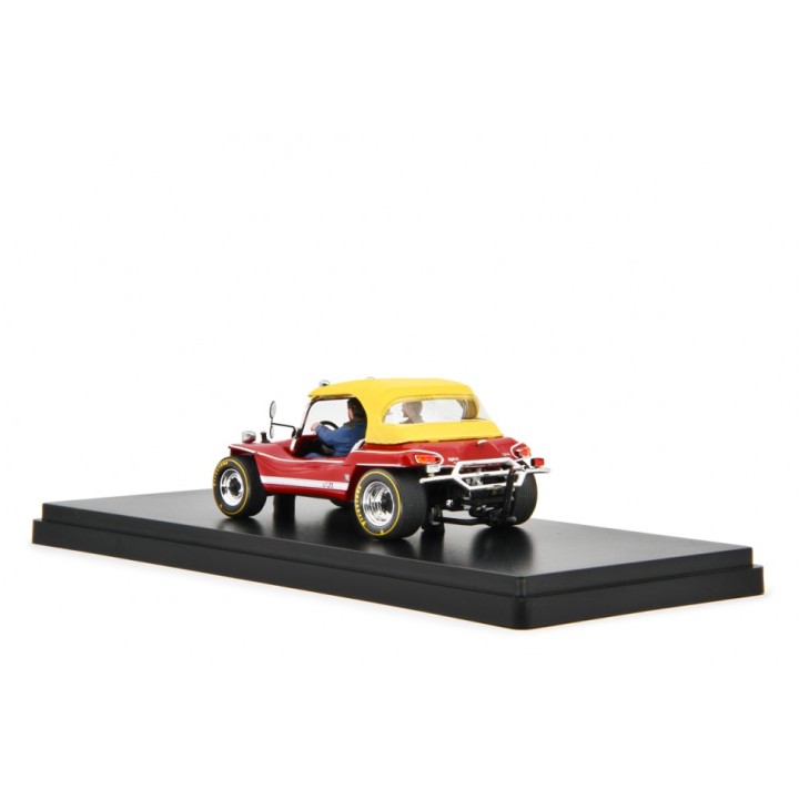 Puma Dune Buggy 1972  + Bud Spencer + Terence Hill, red, Laudoracing-Model 1/43 scale