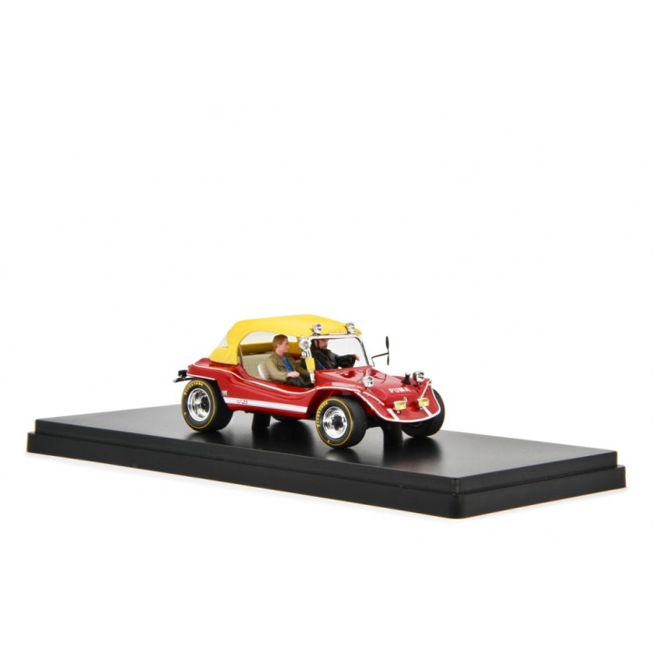 Puma Dune Buggy 1972  + Bud Spencer + Terence Hill, red, Laudoracing-Model 1/43 scale