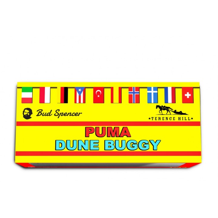 Puma Dune Buggy 1972  + Bud Spencer + Terence Hill, red, Laudoracing-Model 1/43 scale