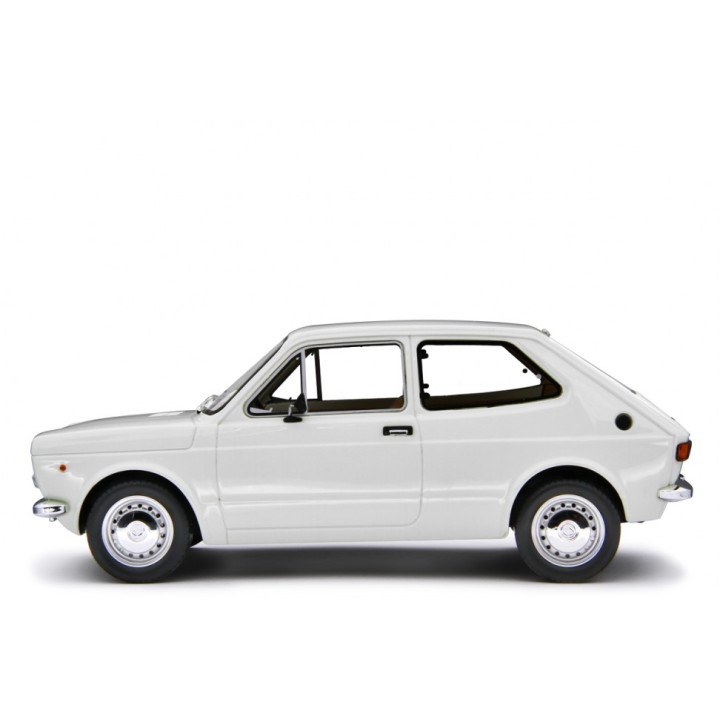 Fiat 127 1. serie 1972 white, Laudoracing-Model 1/18 scale