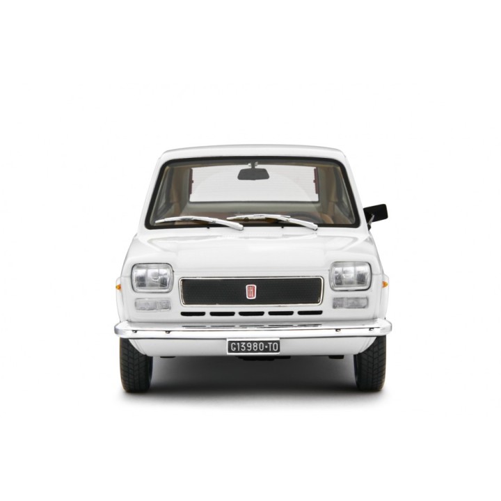 Fiat 127 1. serie 1972 white, Laudoracing-Model 1/18 scale