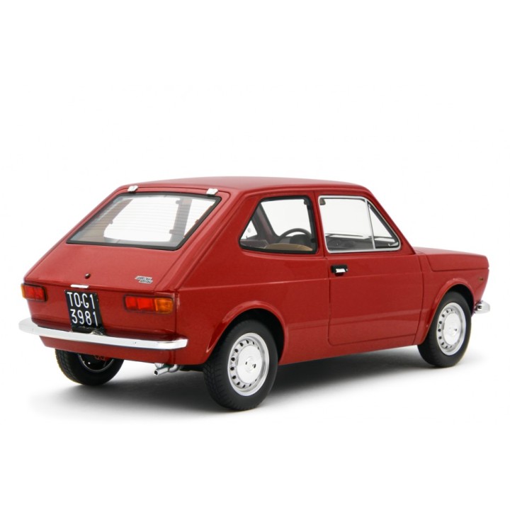 Fiat 127 1. serie 1972 red, Laudoracing-Model 1/18 scale
