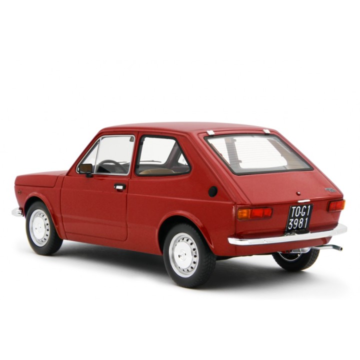 Fiat 127 1. serie 1972 red, Laudoracing-Model 1/18 scale