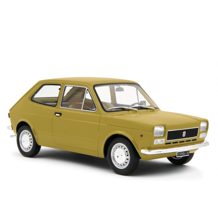 Fiat 127 1. serie 1972 yellow, Laudoracing-Model 1/18 scale