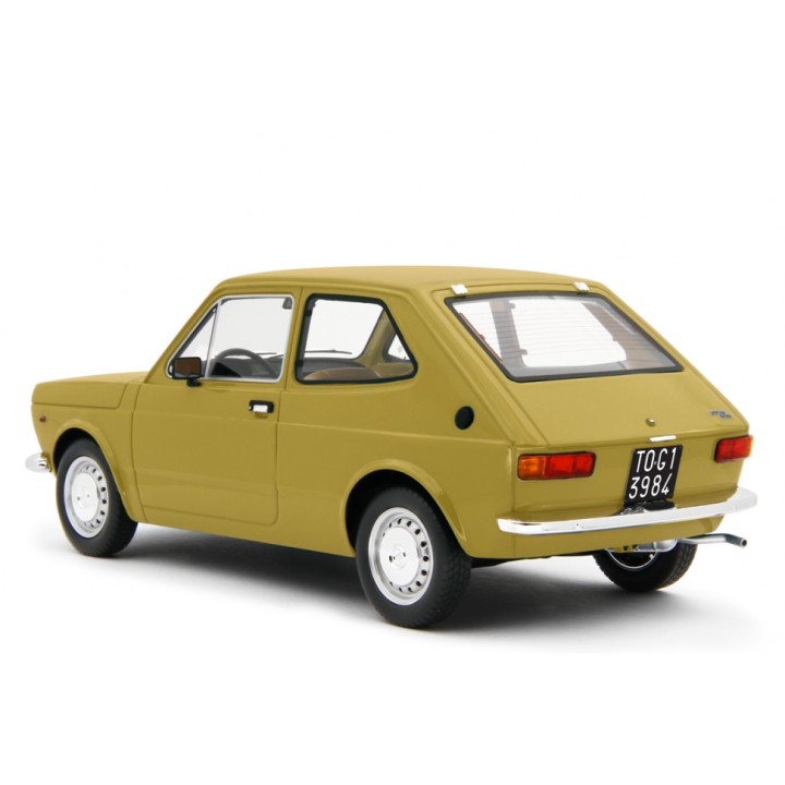 Fiat 127 1. serie 1972 yellow, Laudoracing-Model 1/18 scale