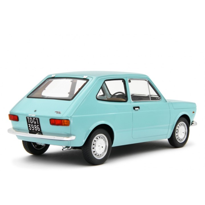 Fiat 127 1. serie 1972 light blue, Laudoracing-Model 1/18 scale