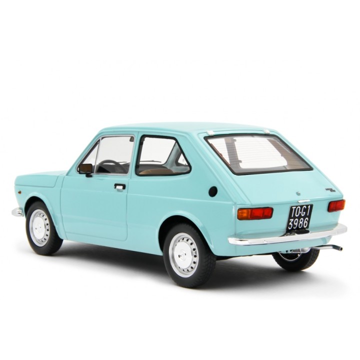 Fiat 127 3P 1. série 1972 světle modrá, Laudoracing-Model 1:18
