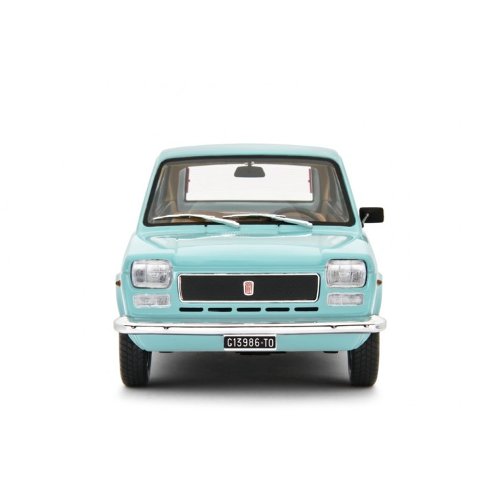 Fiat 127 1. serie 1972 light blue, Laudoracing-Model 1/18 scale