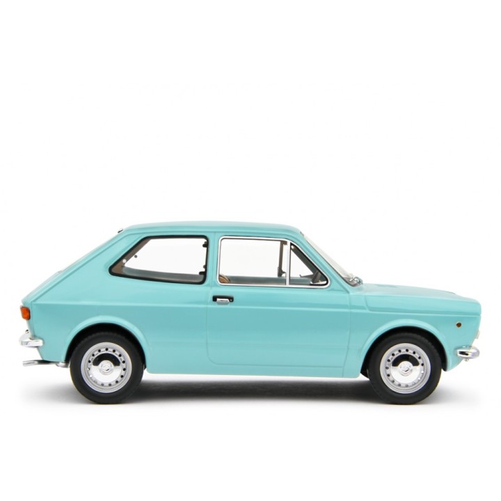 Fiat 127 1. serie 1972 light blue, Laudoracing-Model 1/18 scale