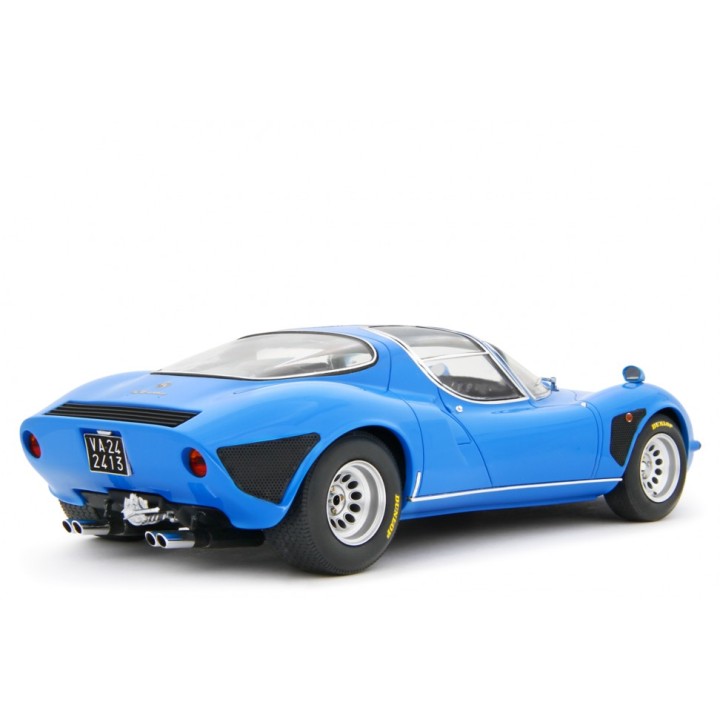 Alfa Romeo 33 Coupe Stradale 1967 D Version Telaio 111 blue, Laudoracing-Model 1/18 scale