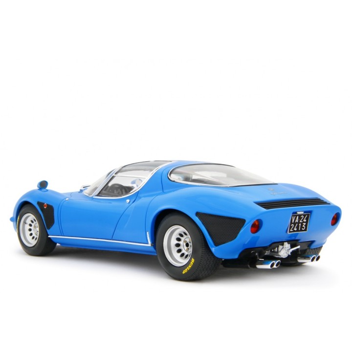 Alfa Romeo 33 Coupe Stradale 1967 D Version Telaio 111 modrá, Laudoracing-Model 1:18
