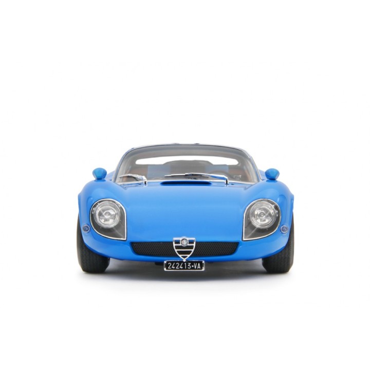 Alfa Romeo 33 Coupe Stradale 1967 D Version Telaio 111 blue, Laudoracing-Model 1/18 scale
