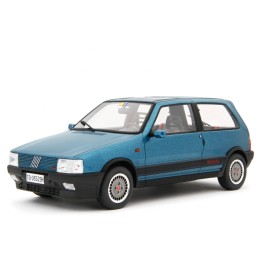 Fiat Uno Turbo i.e. Antiskid 1988 modrá, Laudoracing-Model 1:18