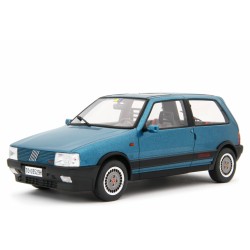 Fiat Uno Turbo i.e. Antiskid 1988 modrá, Laudoracing-Model 1:18