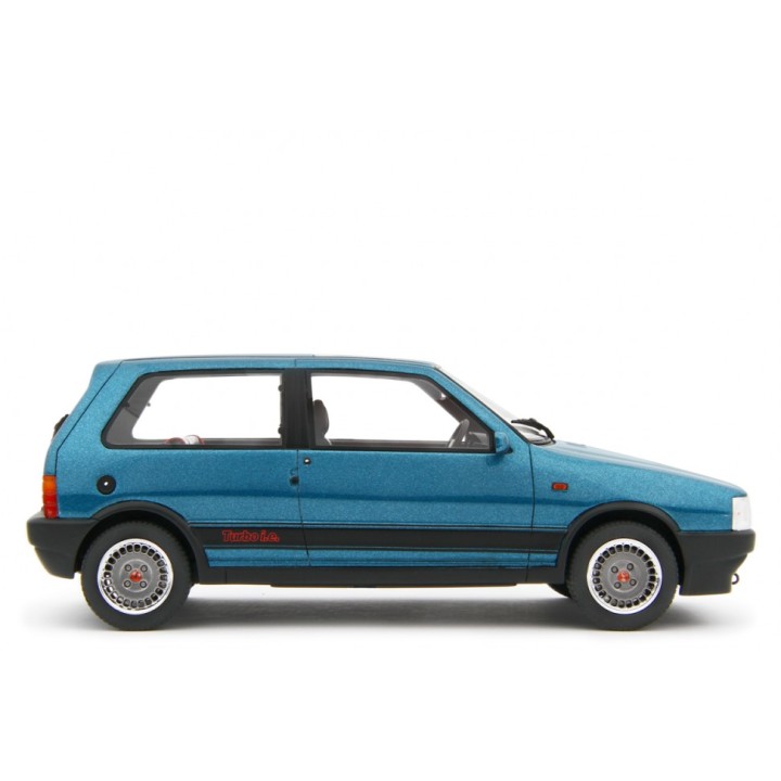 Fiat Uno Turbo i.e. Antiskid 1988 modrá, Laudoracing-Model 1:18
