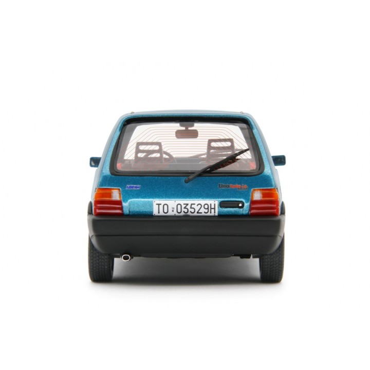 Fiat Uno Turbo i.e. Antiskid 1988 blue, Laudoracing-Model 1/18 scale