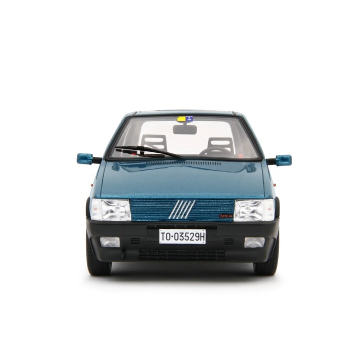 Fiat Uno Turbo i.e. Antiskid 1988 blue, Laudoracing-Model 1/18 scale