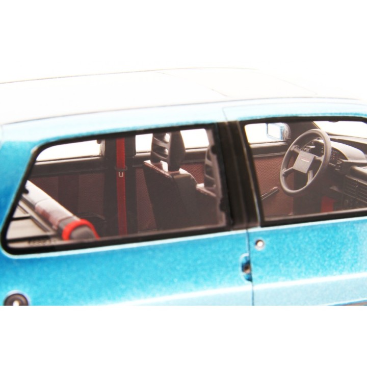 Fiat Uno Turbo i.e. Antiskid 1988 blue, Laudoracing-Model 1/18 scale